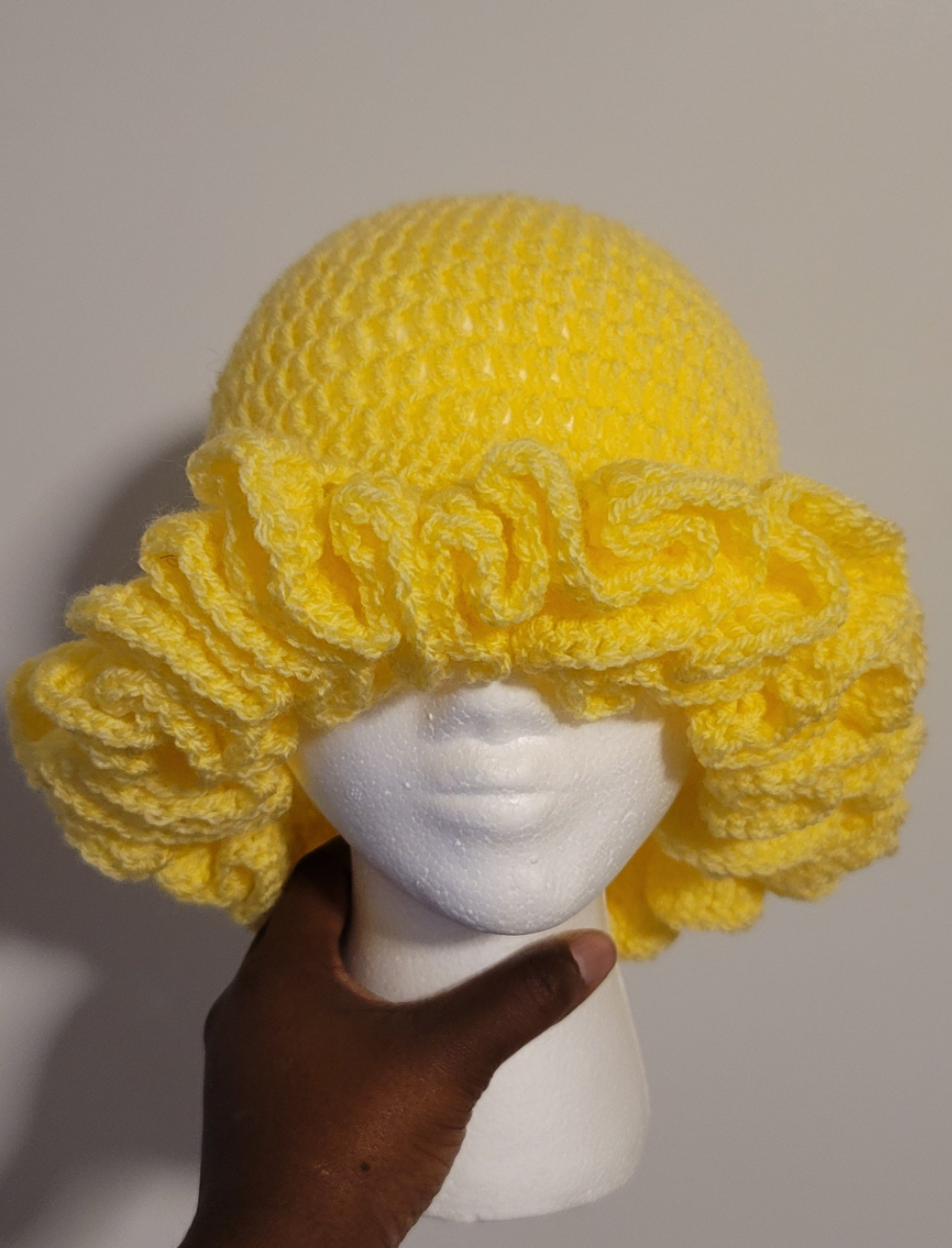 Ruffle bucket hats